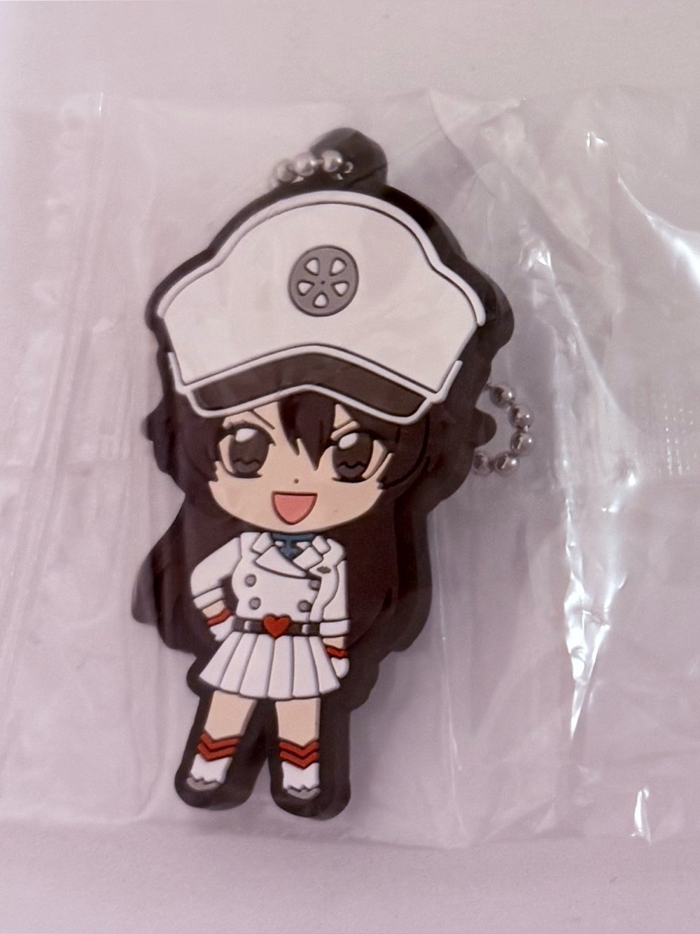 Anime official collectible bleach Bambietta Basterbine rubber keychain